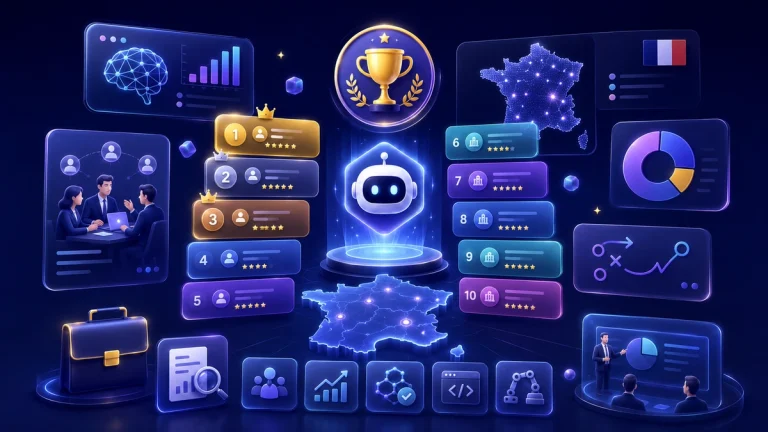 Illustration top des meilleurs cabinets de conseil en intelligence artificielle