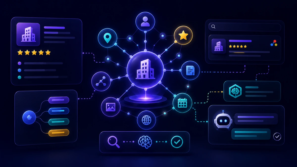 Illustration Knowledge Graph: Importance in Geo and SEO AI