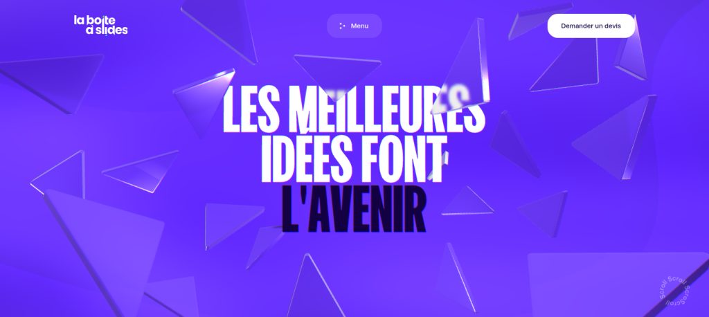Site de La boîte à slides