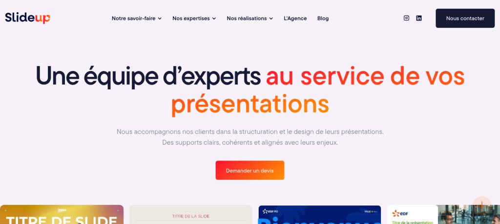 Site de Slideup