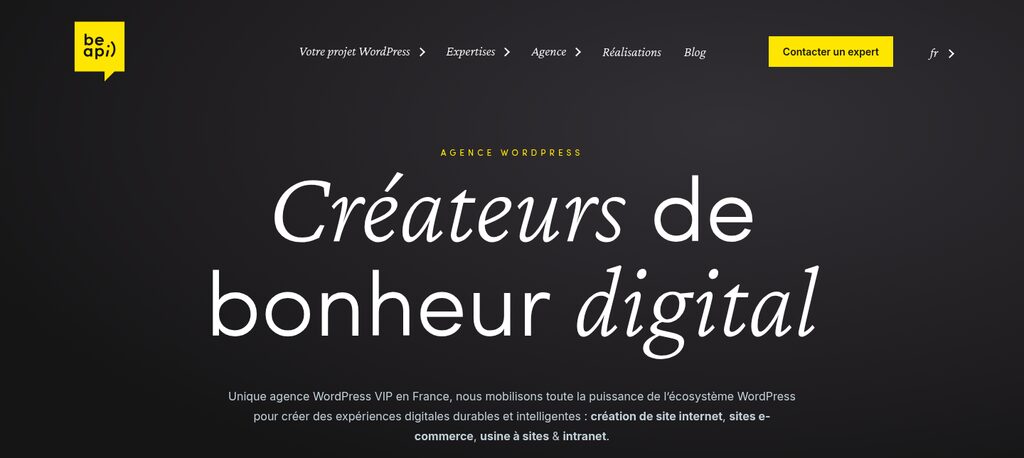 Site de Be API