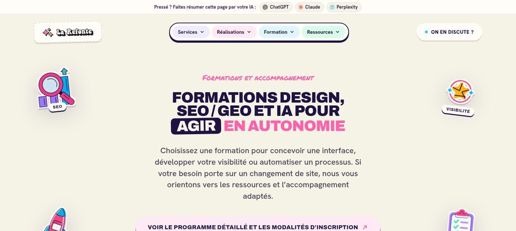 Site de La Refonte
