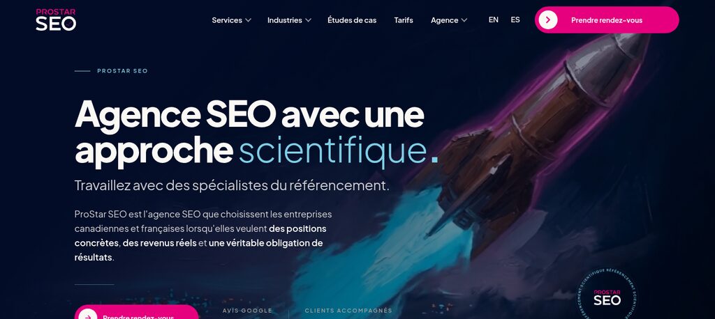 ProStar SEO website