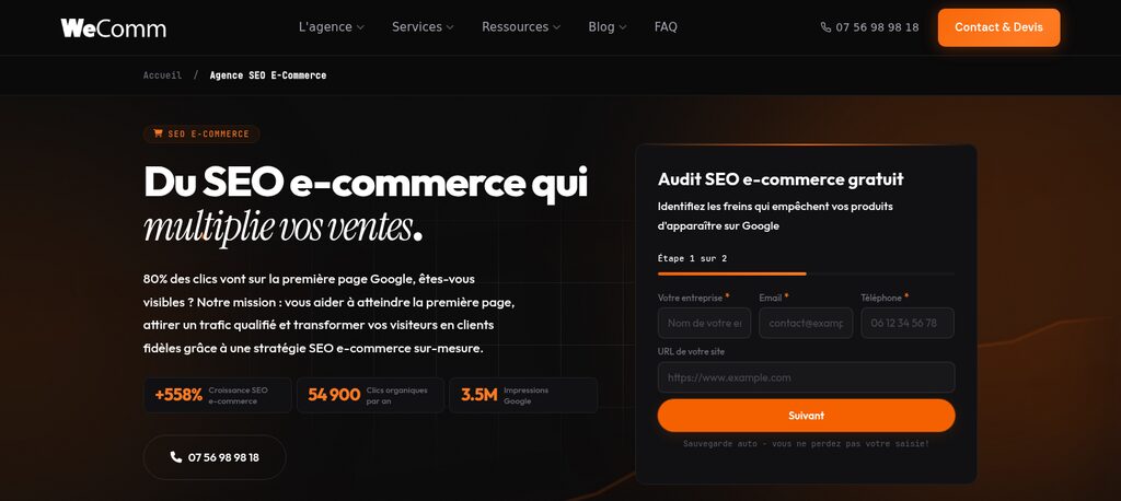 Site de WeComm